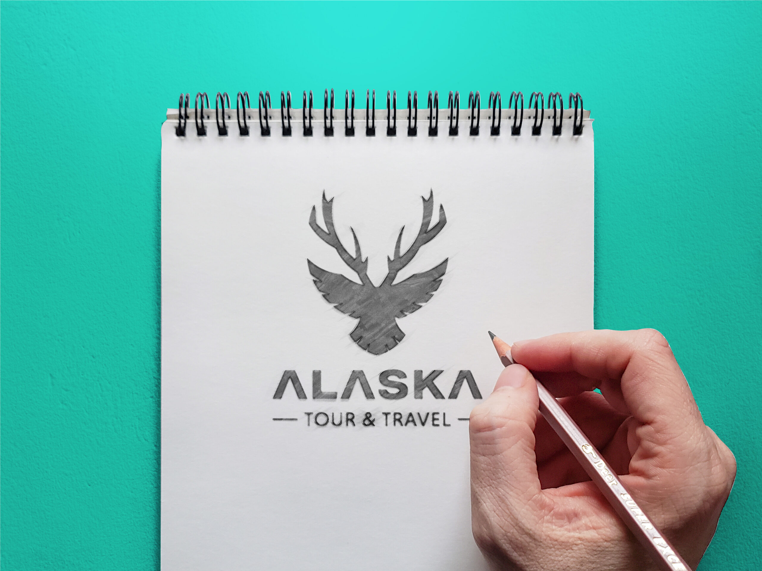 Logo Alaska sketch