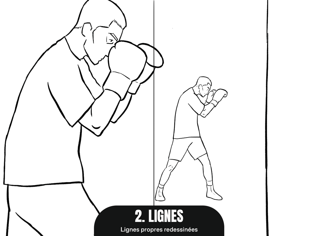 Etape 2 de l'animation 2D - lignes - Huckberry