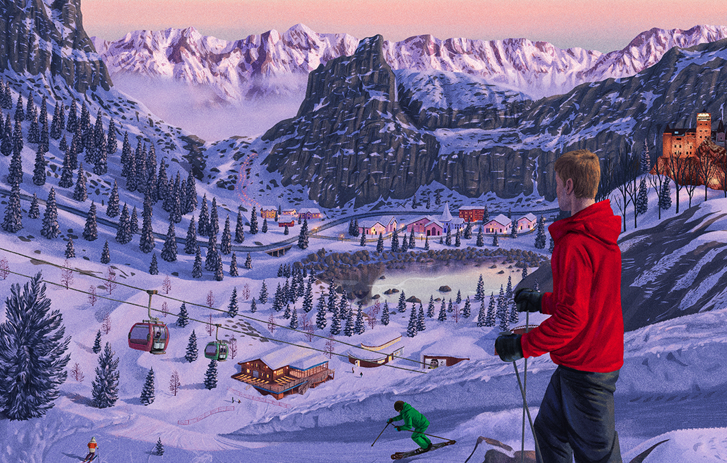 Illustration pour brochures voyages